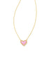 Ari Heart Pendant Necklace - Front View