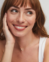 Kendra Scott Ari Heart Short Pendant Gold