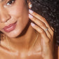 Kendra Scott Ari Pave Crystal Heart Earrings Gold