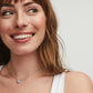 Ari Heart Short Pendant Necklace Model View