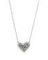 Ari Heart Short Pendant Necklace Front View