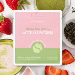 Strawberry Matcha Latte Depuffing & Hydrating Eye Patches