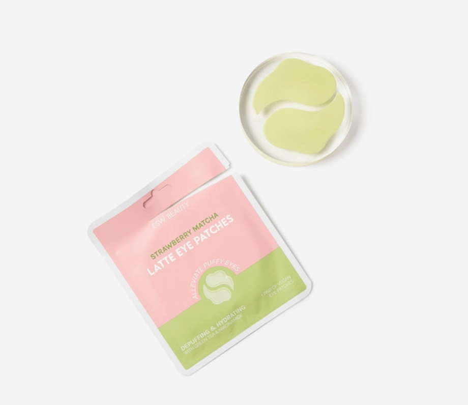 Strawberry Matcha Latte Depuffing & Hydrating Eye Patches