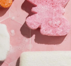 Body Wash Infused Spa Sponge Buffer Exfoliate Soap Cleanser