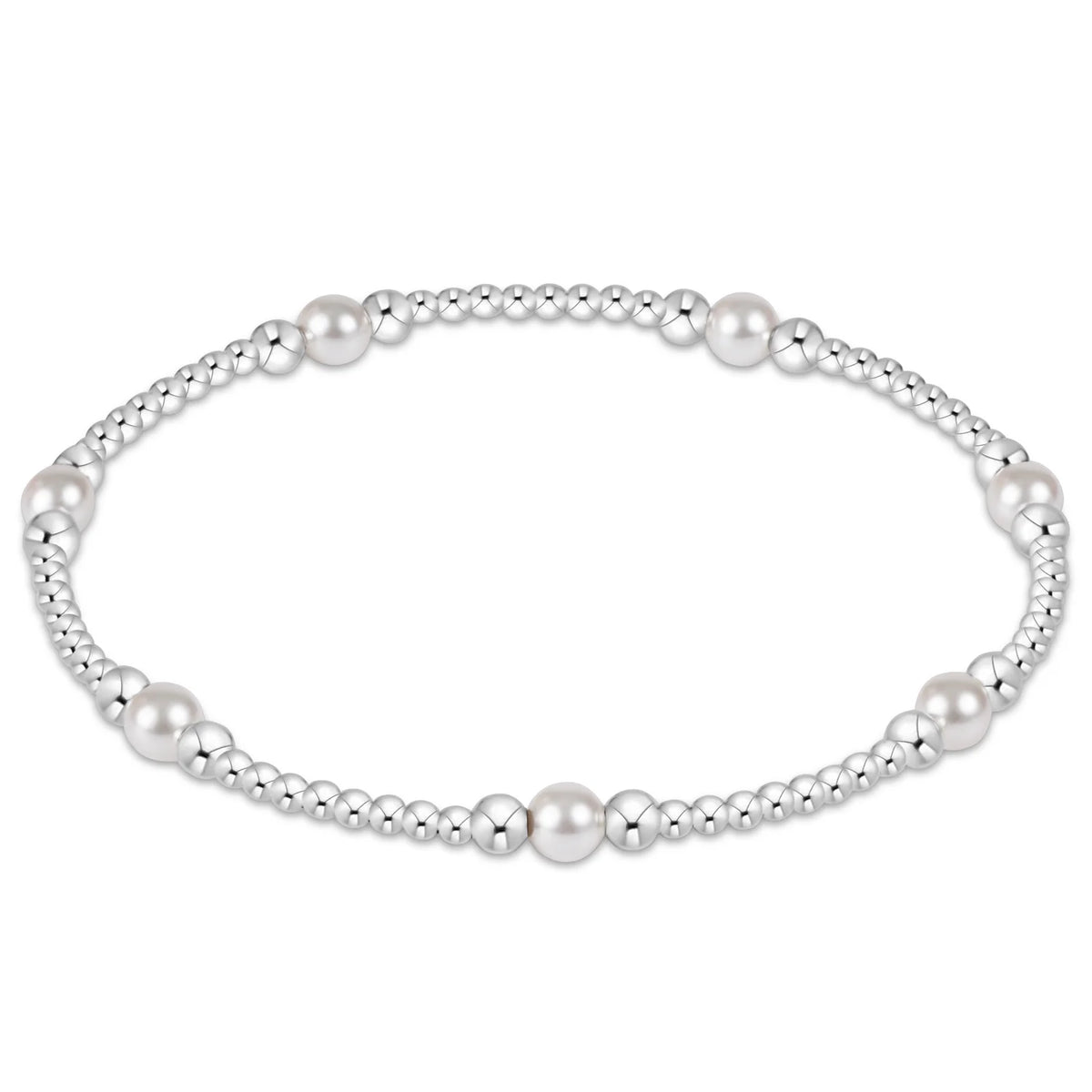Purpose Pearl 4mm Bead Bracelet - Sterling