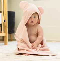 Hooded Towel + Wash Mitt Set
