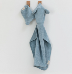 Hooded Towel + Wash Mitt Set