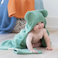 Hooded Towel + Wash Mitt Set
