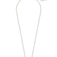 Tess Rhodium - Platinum Drusy Necklace Chain View