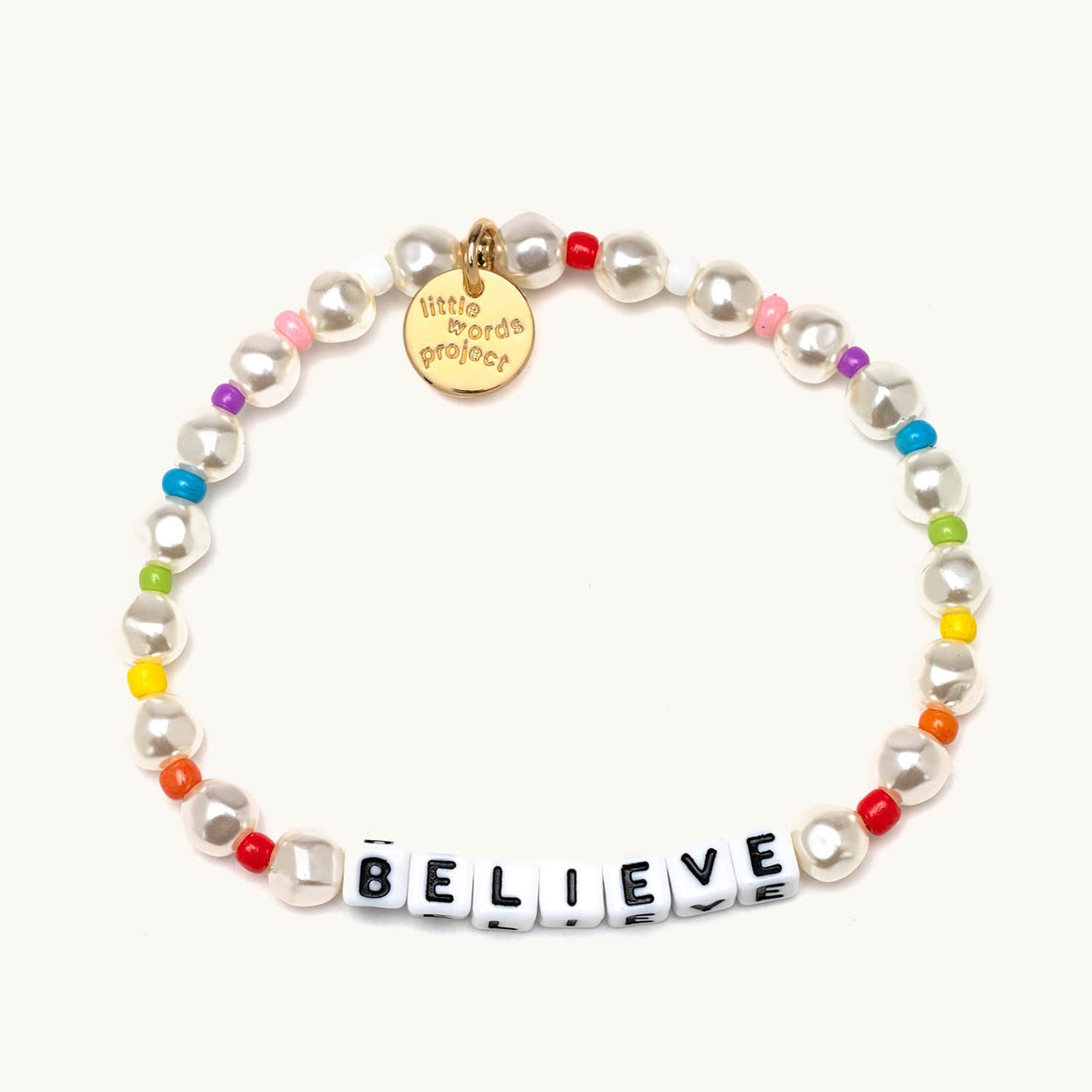 Believe - Pearl Bracelet - Little Words Project