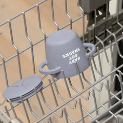 Happy Snacker in the color purple that reads, "Baby Got Snacks" with the Bella Tunno logo below it.