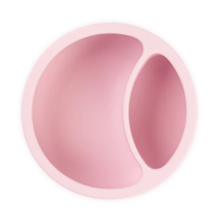 A Bella Tunno Wonder Bowl for kids in the color pink that reads, "little miss fabulous." 