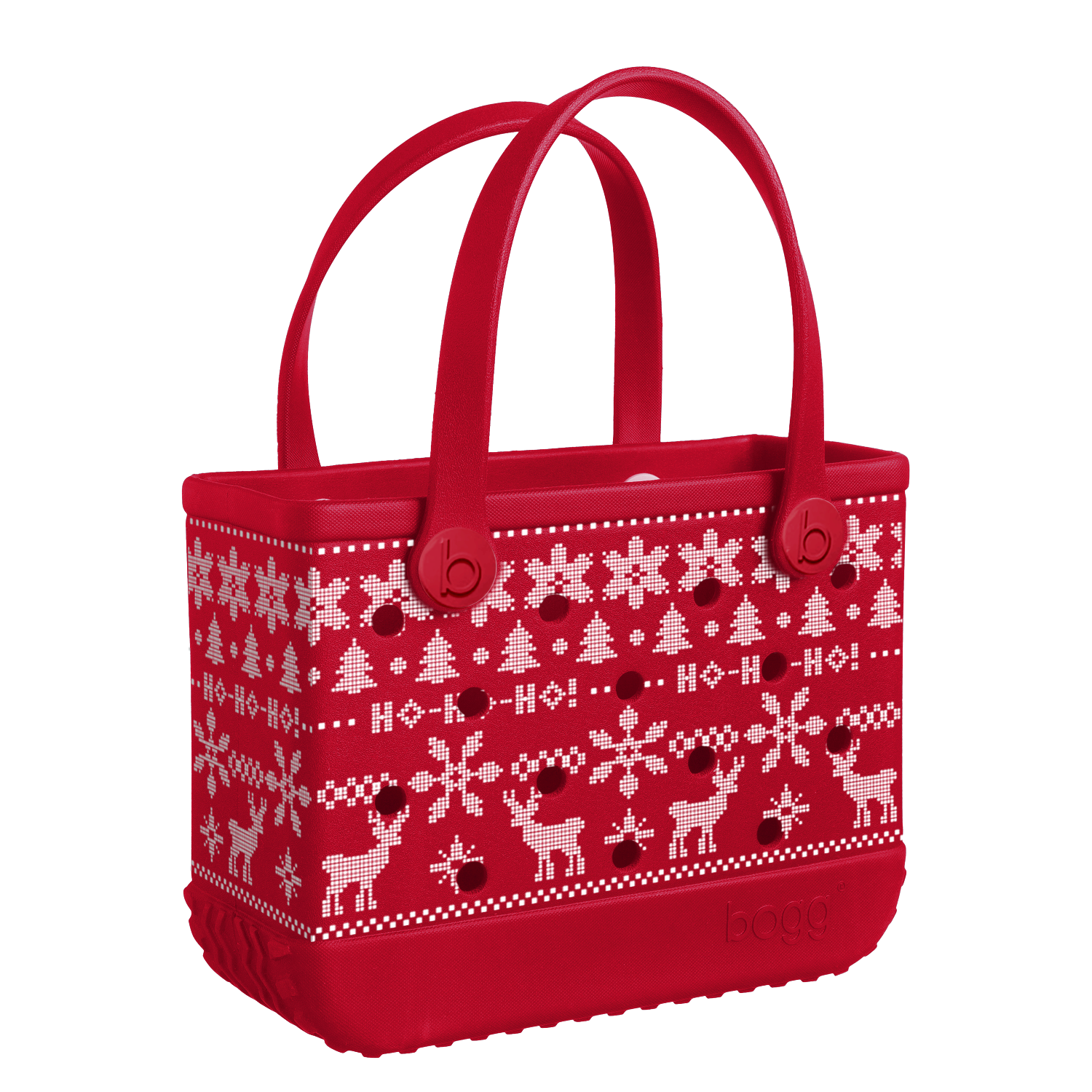 Red Ugly Sweater Bitty Bogg Bag