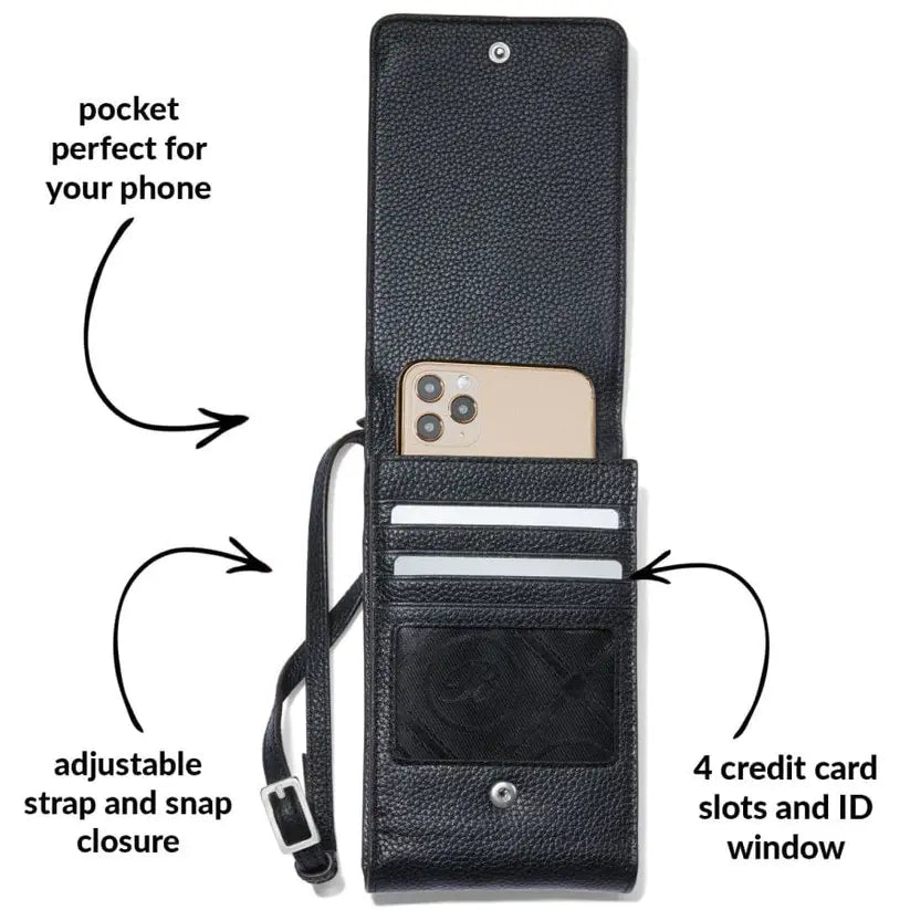 Black Interlok Phone Organizer Diagram View