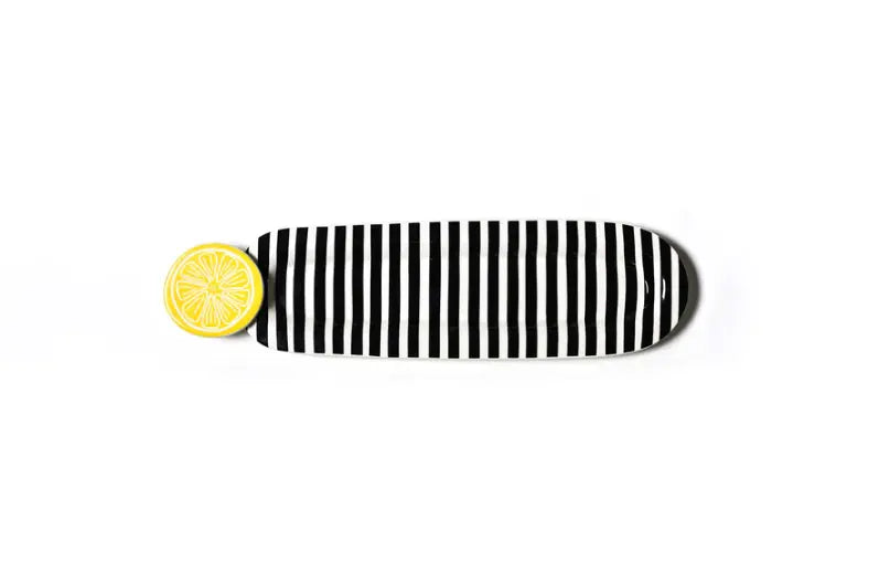 Black Stripe - Mini Skinny Oval Platter Attachment View