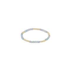 Enewton Blissful Pattern 2.5mm Bead Bracelet - Aquamarine