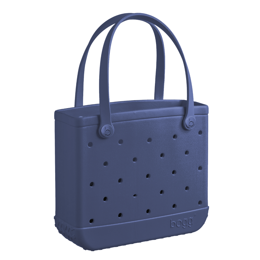 Blue color baby bogg bag.