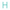A teal blue letter H Bogg Bit.