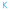 A blue letter K Bogg Bit.