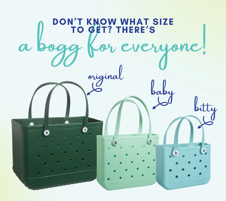 Bogg Bag size comparison. 