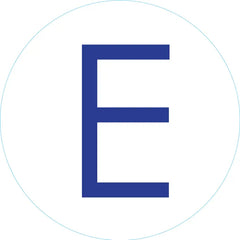 Initial "E" Bogg Bit Front View