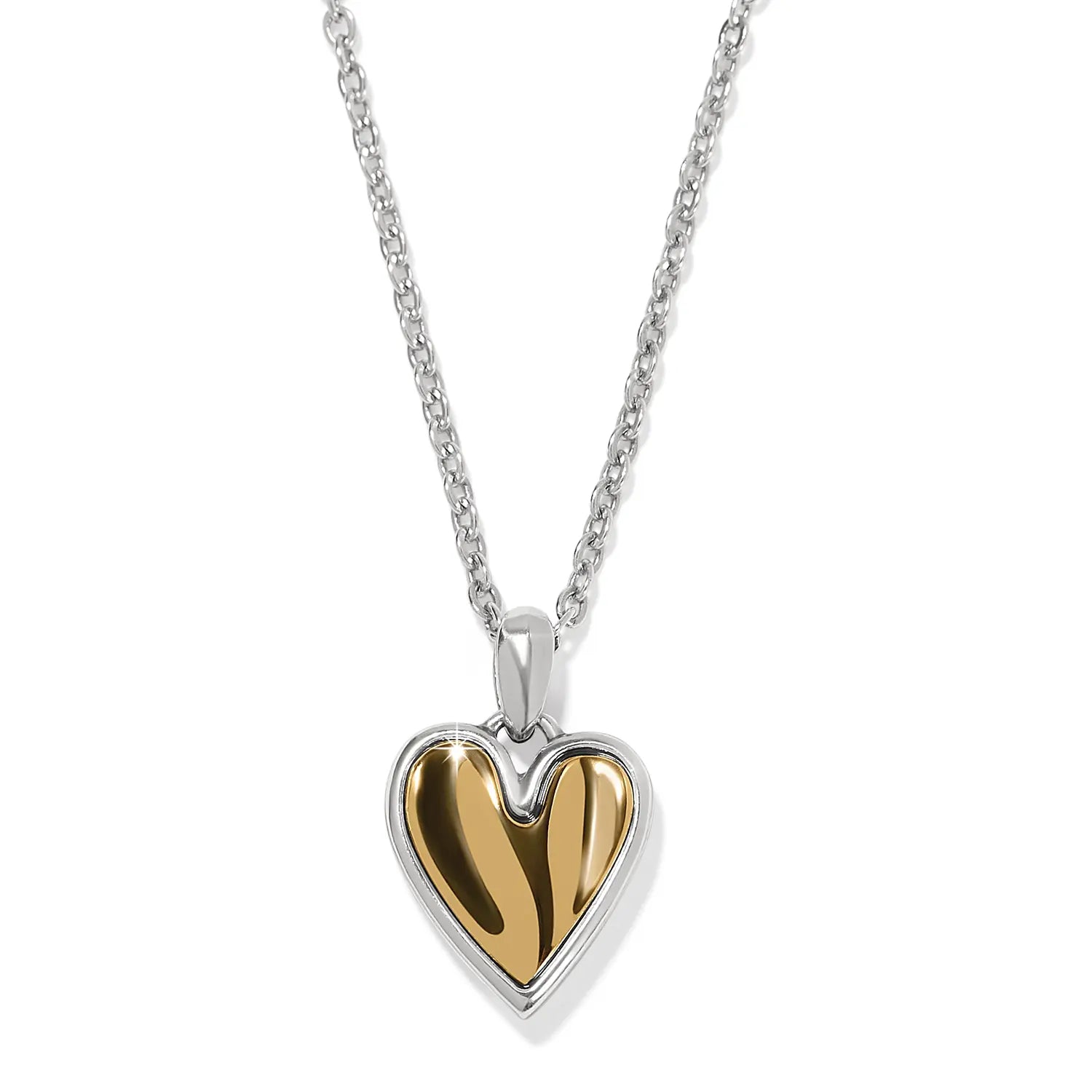 Cascade Heart Petite Necklace Front View