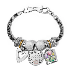 Cascade Open Heart Charm