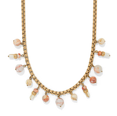 Contempo Neuvo Rosado Drop Necklace