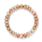 Contempo Nuevo Rosado Stretch Bracelet