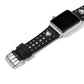 Pretty Tough Heart Black Color Watch Band - Brighton Designs