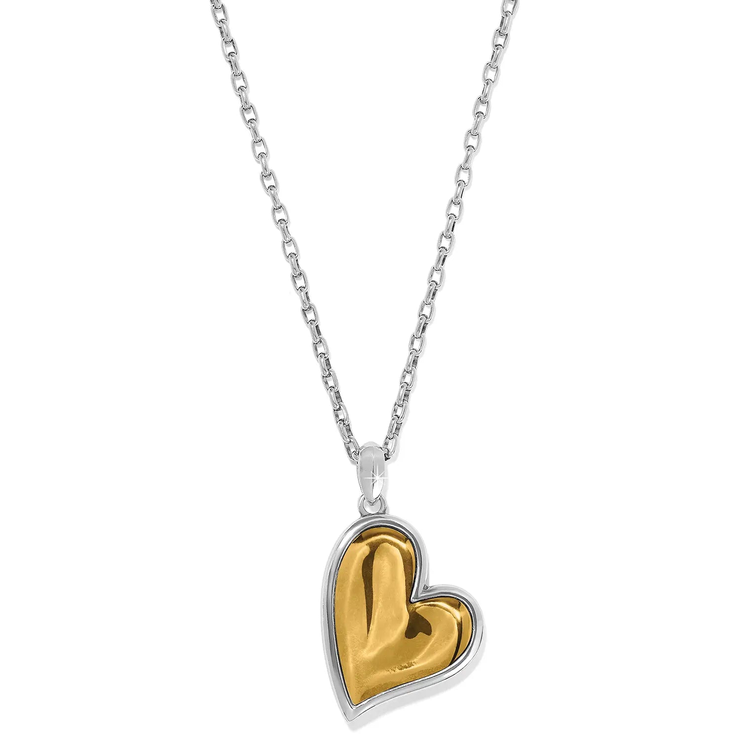 Cascade Heart Necklace Front View