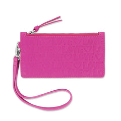 Bubble gum colored pink card case from Brighton Designs.