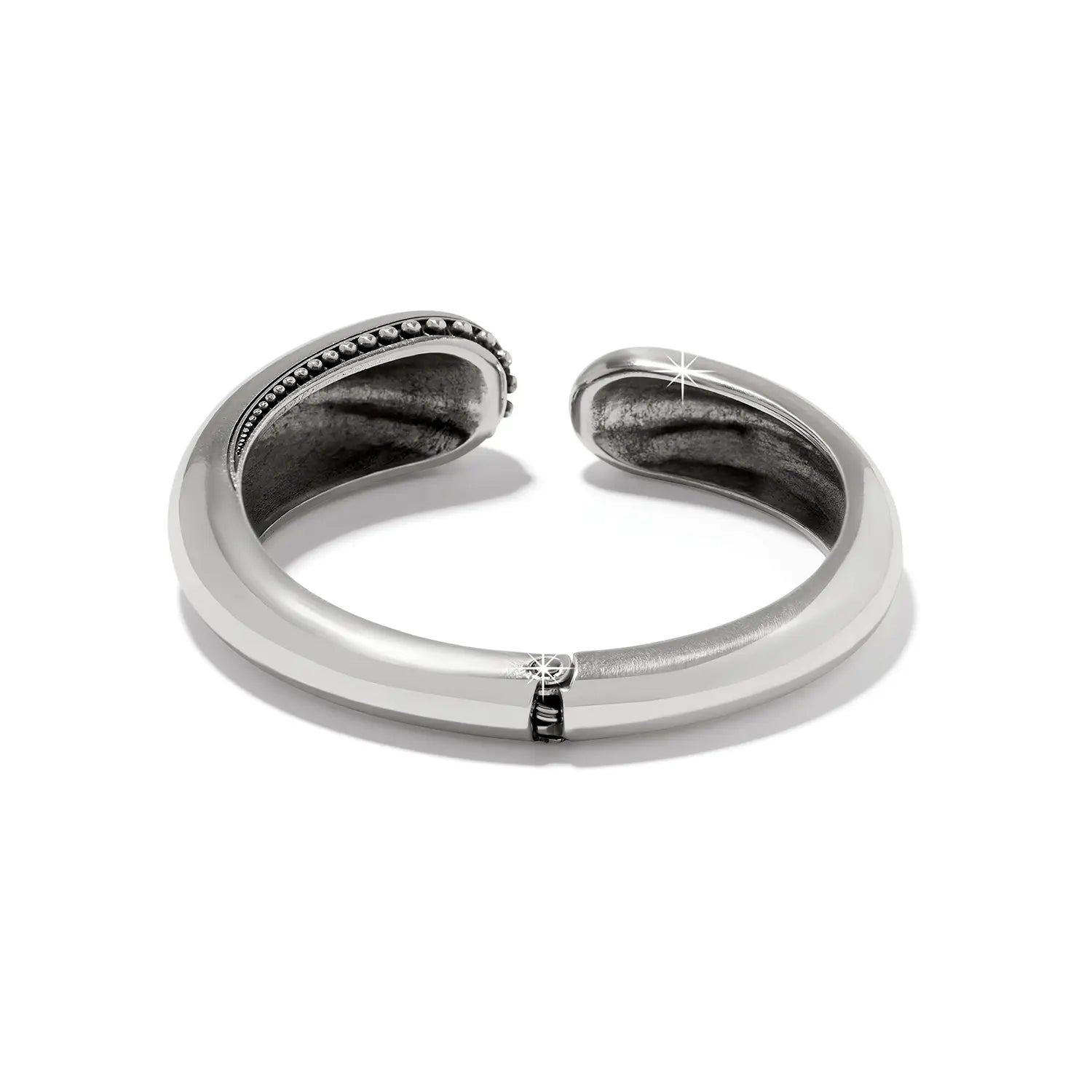 Pretty Tough Droplet Hinged Bangle Bracelet