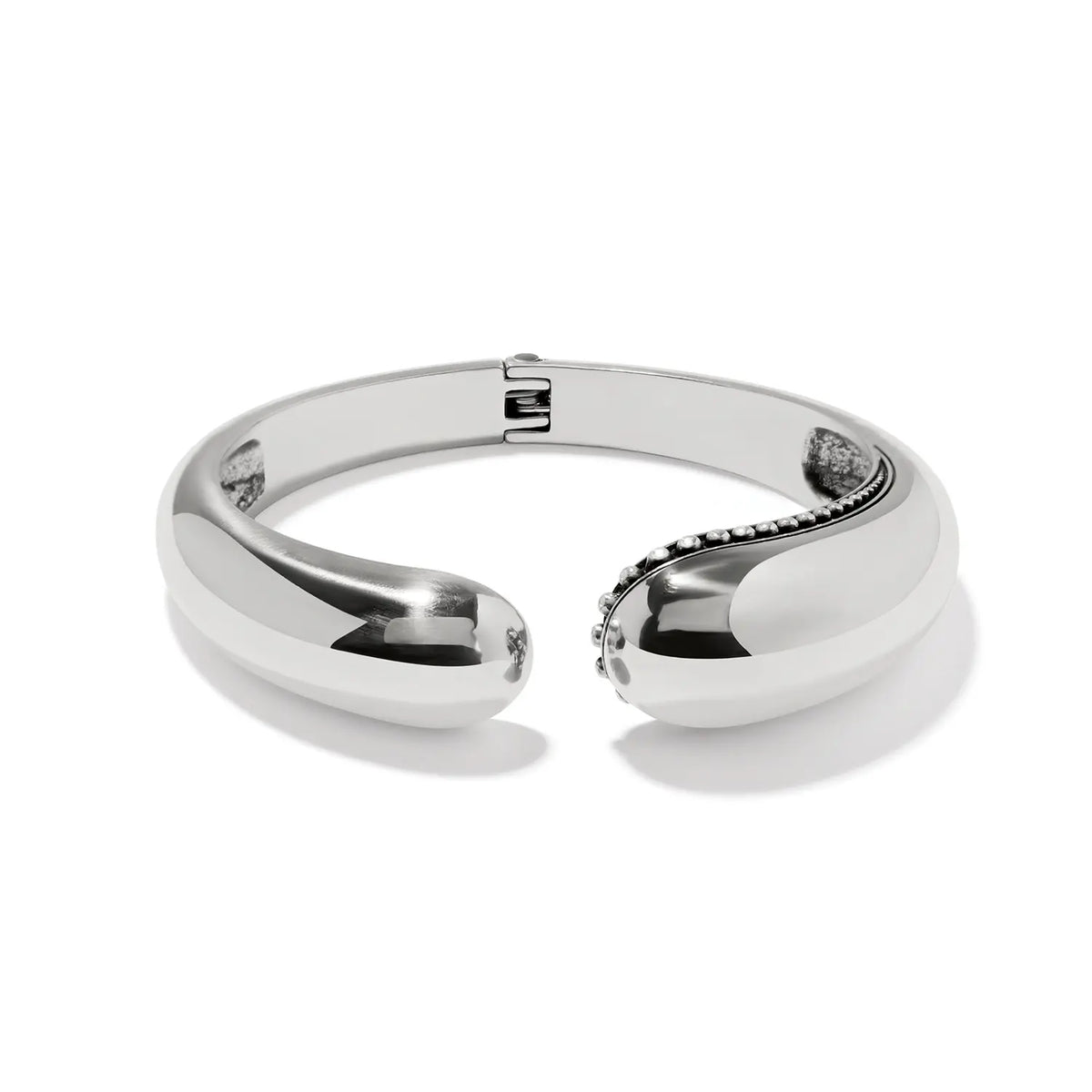 Pretty Tough Droplet Hinged Bangle Front View