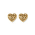 Contempo Heart Gold Post Earrings 