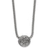 Interlock Bold Medallion Necklace Front View