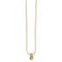 Meridian Petite Gold Pearl Necklace Front View