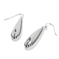 Pretty Tough Small Droplet French Wire Earrings Side View