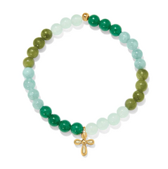 Enchanting Cross Stretch Bracelet