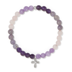 Enchanting Cross Stretch Bracelet