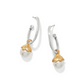 Everbloom Pearl Hoop Earrings