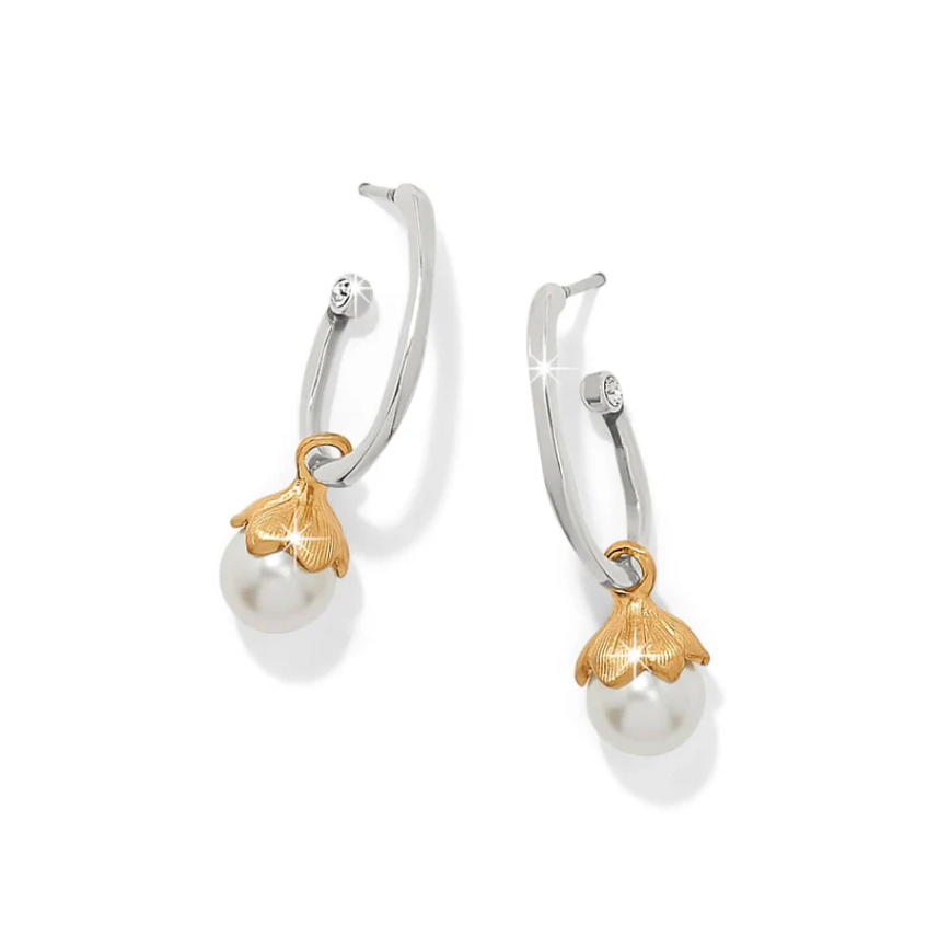 Everbloom Pearl Hoop Earrings