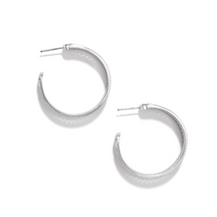 Ferrara Siena Large Hoop Earrings.