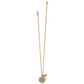 Ferrara Two Tone Luce Small Pendant Necklace designed by Brighton Jewelry.