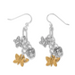 Forever Butterfly Charms French Wire Earrings