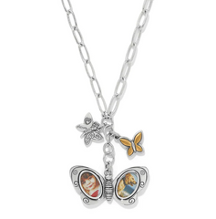 Forever Butterfly Locket Necklace