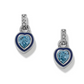 Halo Gemma Petite Heart Post Drop Earrings