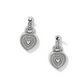 Halo Gemma Petite Heart Post Drop Earrings