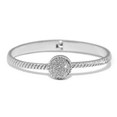 Illumina Celeste Dome Hinged Bangle