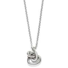 Interlok Curve Heart Necklace.